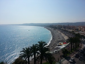 Die strand van Nice