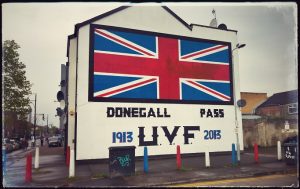 'n Loyalist muurskildery in Belfast