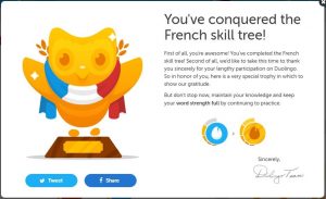 Frans op Duolingo