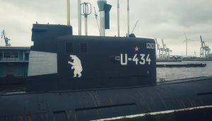 Die duikboot in Hamburg 