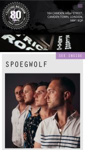 Die advertensie vir Spoegwolf 