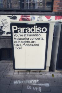 Paradiso in Amsterdam