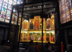 Het Lam Gods deur Jan en Hubert van Eyck
