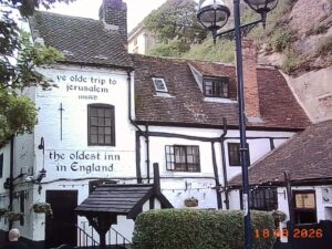 Ye Old Trip to Jerusalem in Nottingham